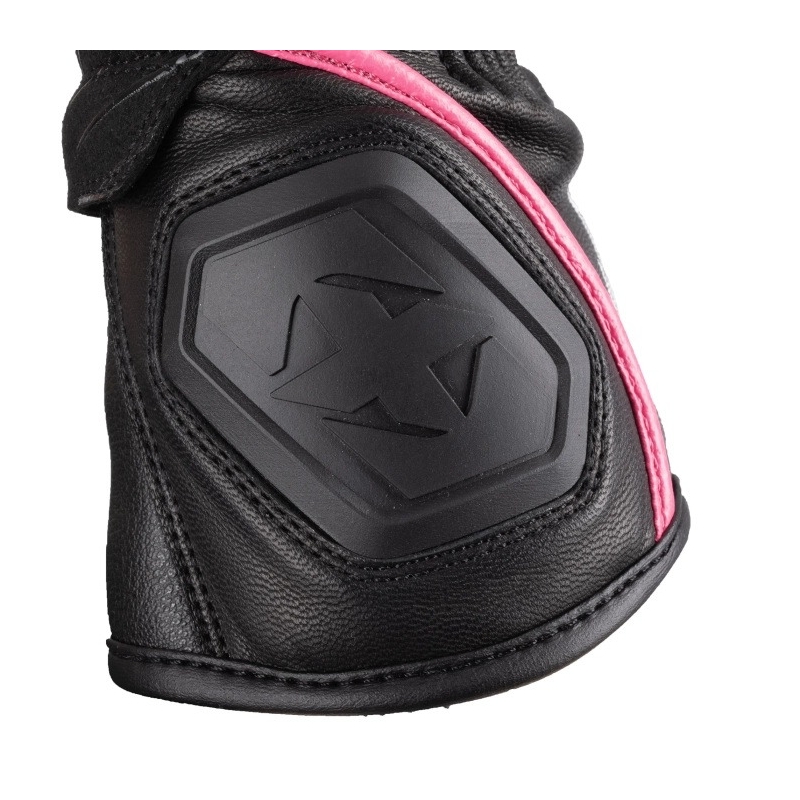 Dame motorcykelhandsker Oxford RP-5 3.0 sort-hvid-pink
