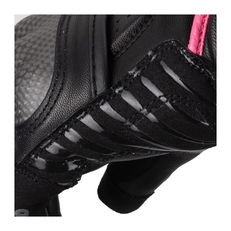 Dame motorcykelhandsker Oxford RP-5 3.0 sort-hvid-pink