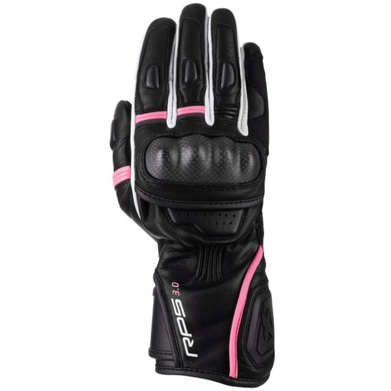 Dame motorcykelhandsker Oxford RP-5 3.0 sort-hvid-pink