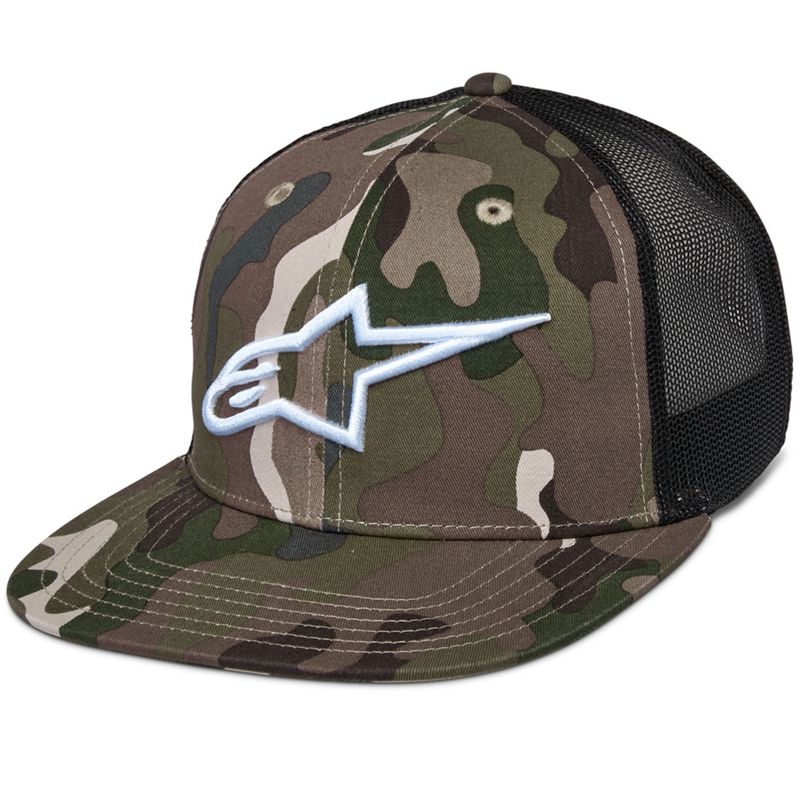 Alpinestars Corp kasket grøn camo-sort