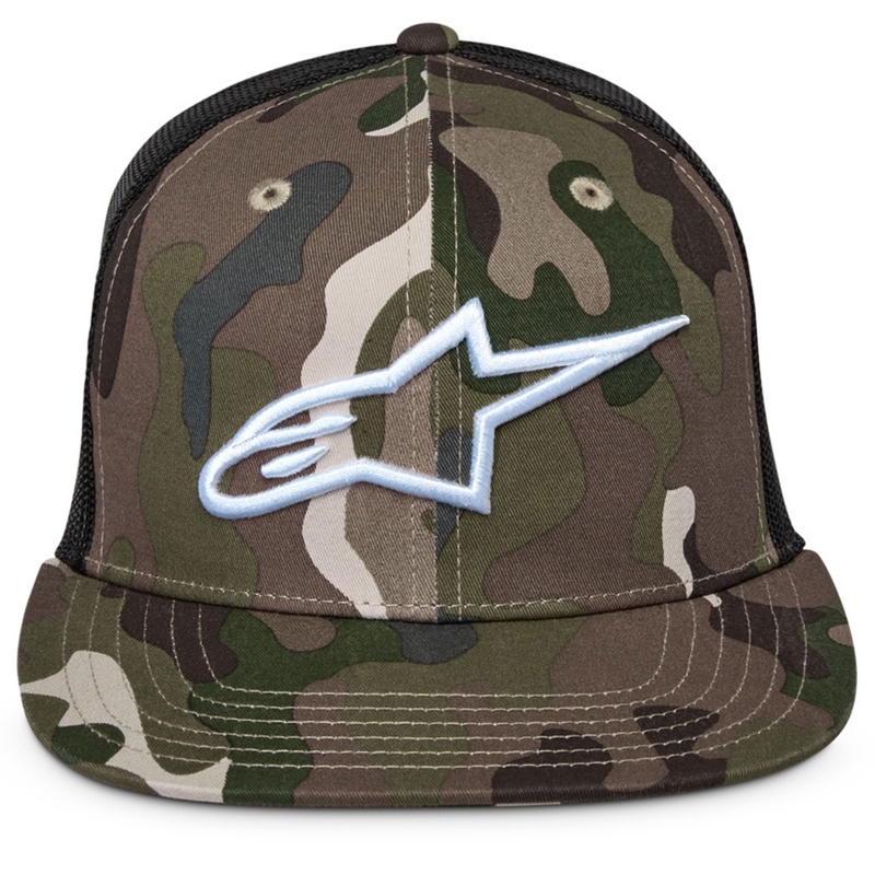 Alpinestars Corp kasket grøn camo-sort