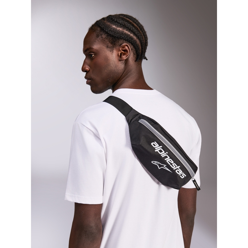 Alpinestars Only Linear 2L bæltetaske sort-hvid