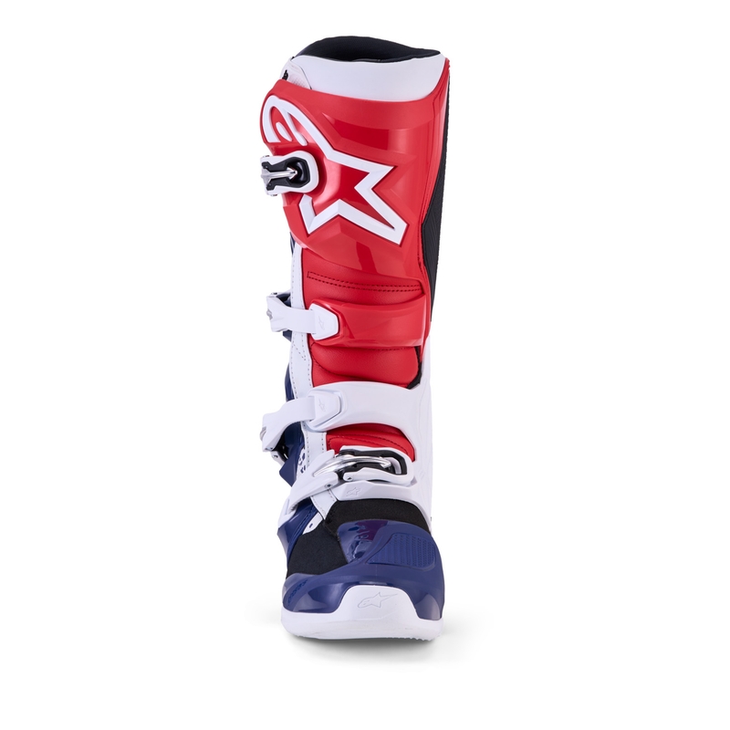 Alpinestars TECH 7 UNITY motocrossstøvler rød-hvid-blå