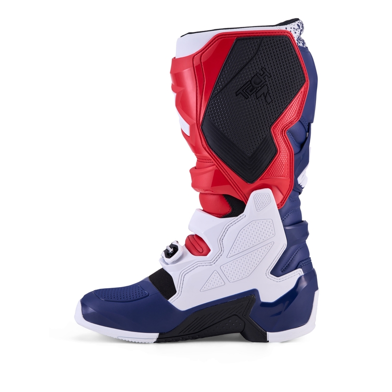 Alpinestars TECH 7 UNITY motocrossstøvler rød-hvid-blå
