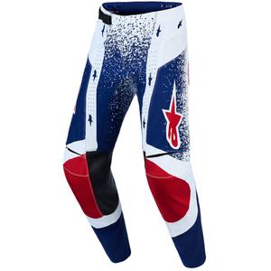 Alpinestars Techstar Limited Edition Unity Rød-Hvid-Blå Motocross Bukser