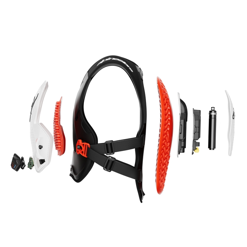 Alpinestars TECH-AIR®MX Plasma system airbagvest hvid-sort-rød