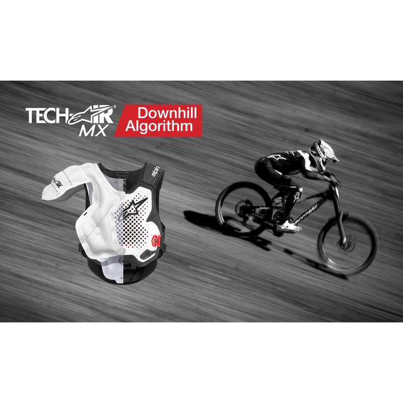 Alpinestars TECH-AIR®MX Plasma system airbagvest hvid-sort-rød
