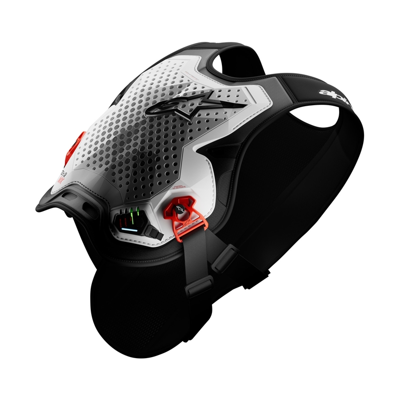 Alpinestars TECH-AIR®MX Plasma system airbagvest hvid-sort-rød