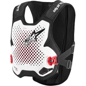 Alpinestars TECH-AIR®MX Plasma system airbagvest sort-hvid-rød