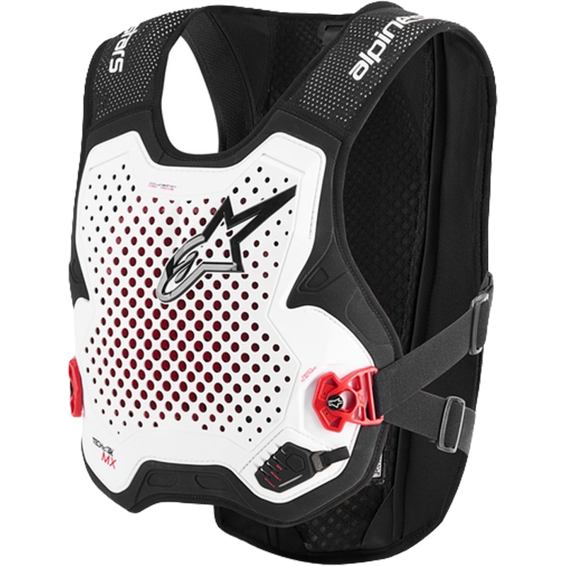 Alpinestars TECH-AIR®MX Plasma system airbagvest hvid-sort-rød