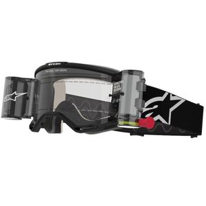 Alpinestars Vision 5 Corp ROLL-OFF Wide Vision Motocross Goggles sort med klar linse