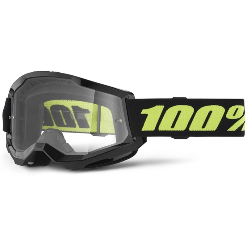 Motocross-briller 100% STRATA 2 New Solar (klar plexi)