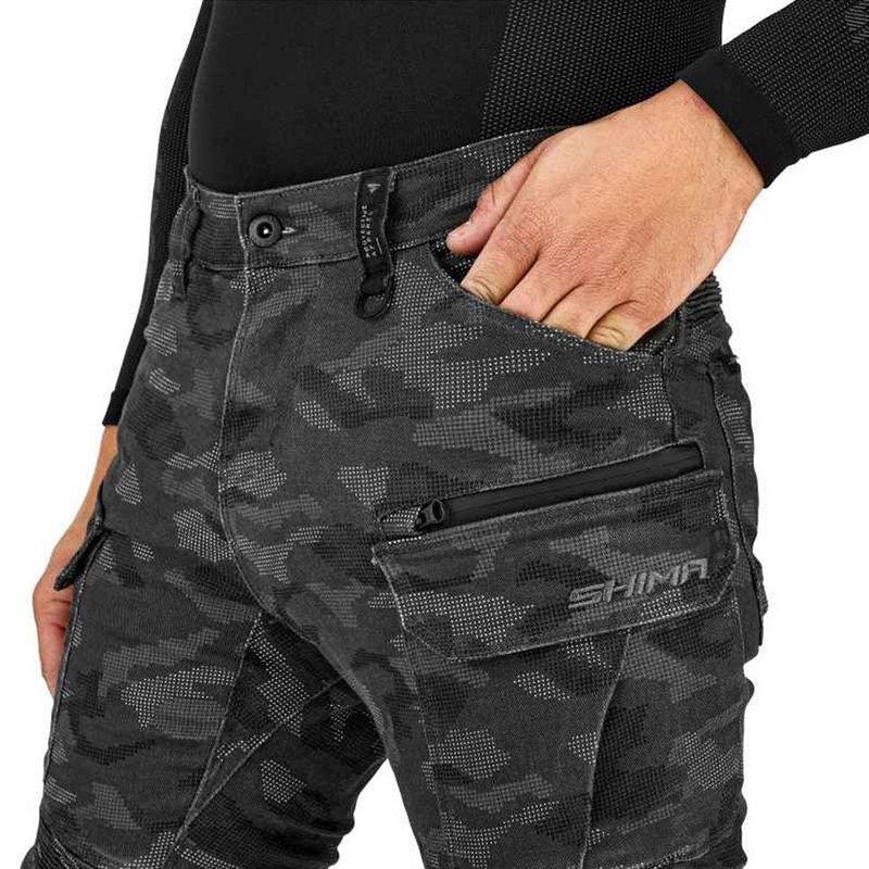 Shima Giro 3.0 camo motorcykelbukser