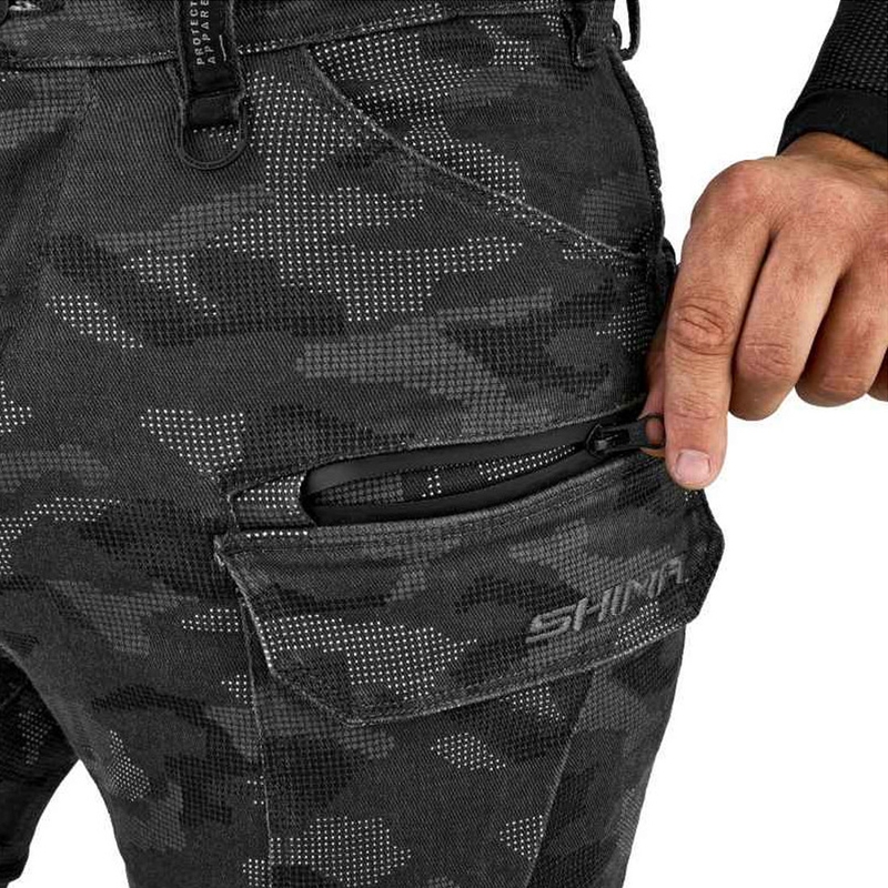 Shima Giro 3.0 camo motorcykelbukser