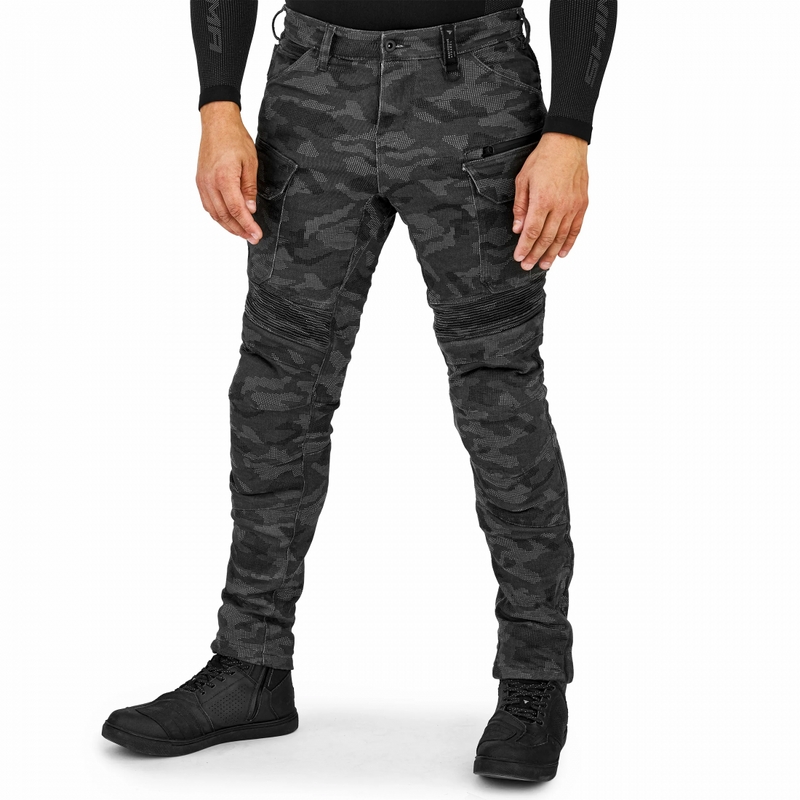 Shima Giro 3.0 camo motorcykelbukser