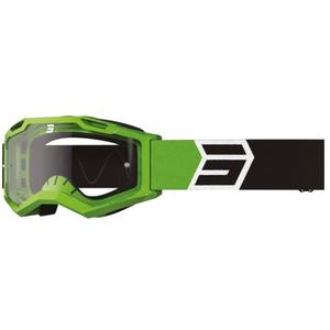 Motocross-briller Shot Assault 2.0 Solar sort-grøn