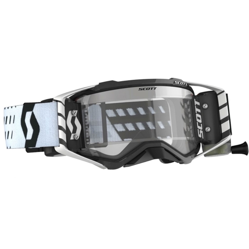 Motocrossbriller SCOTT Prospect WFS 22 sort og hvid