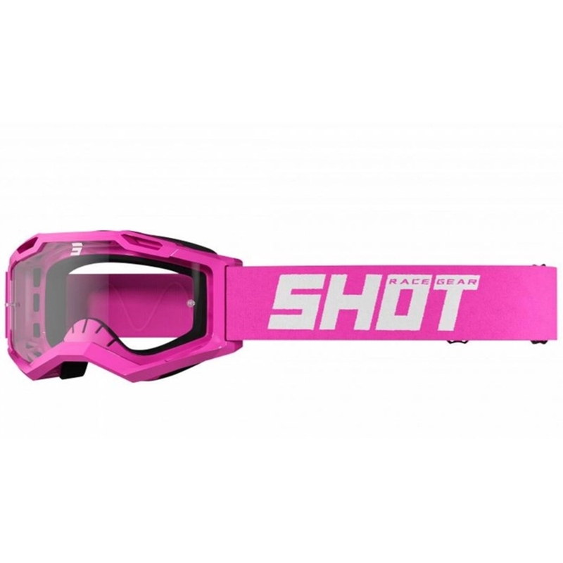 Motocross-briller Shot Assault 2.0 Solid fluo pink