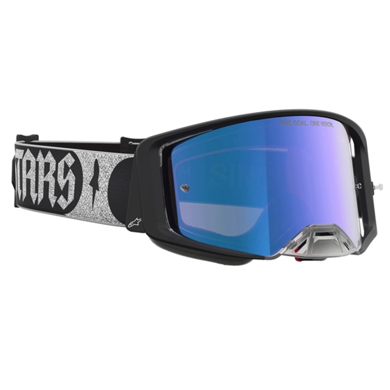 Alpinestars Supertech Atrox motocrossbriller sort-sølv