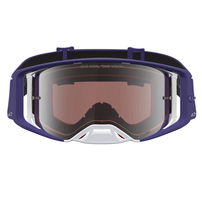 Alpinestars Supertech Atrox motocrossbriller blå-hvide