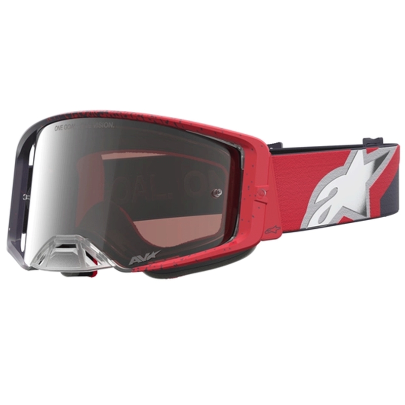 Alpinestars Supertech motocrossbriller sort-rød