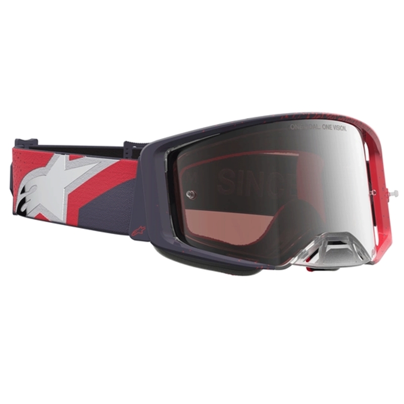 Alpinestars Supertech motocrossbriller sort-rød