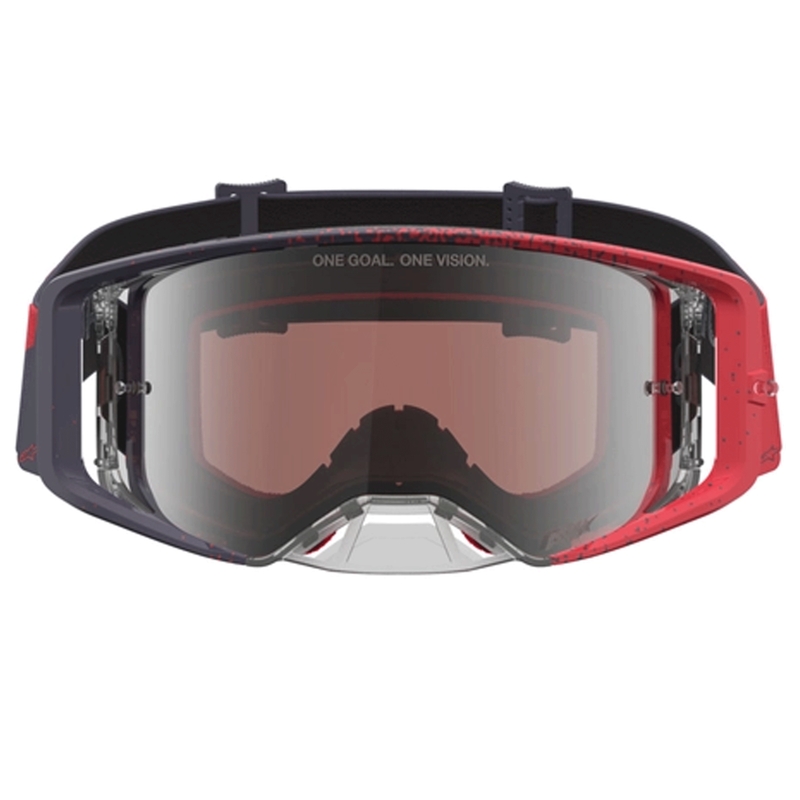 Alpinestars Supertech motocrossbriller sort-rød