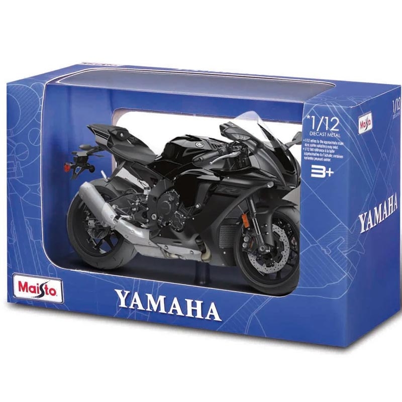 Maisto Yamaha YZF-R1 1:12 motorcykelmodel sort