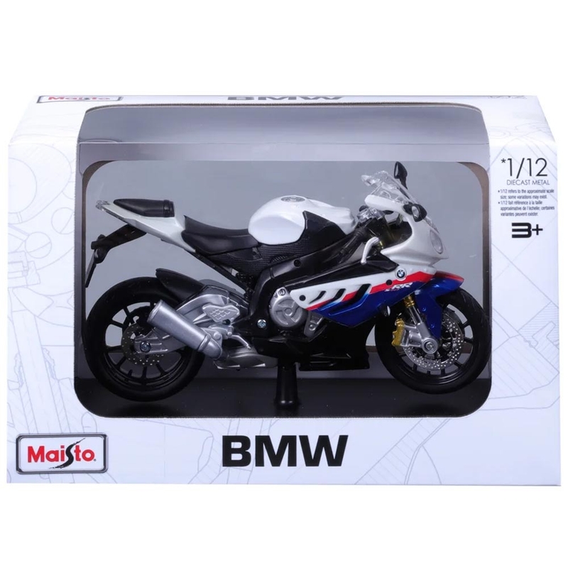 Maisto BMW S 1000 RR motorcykel model 1:12