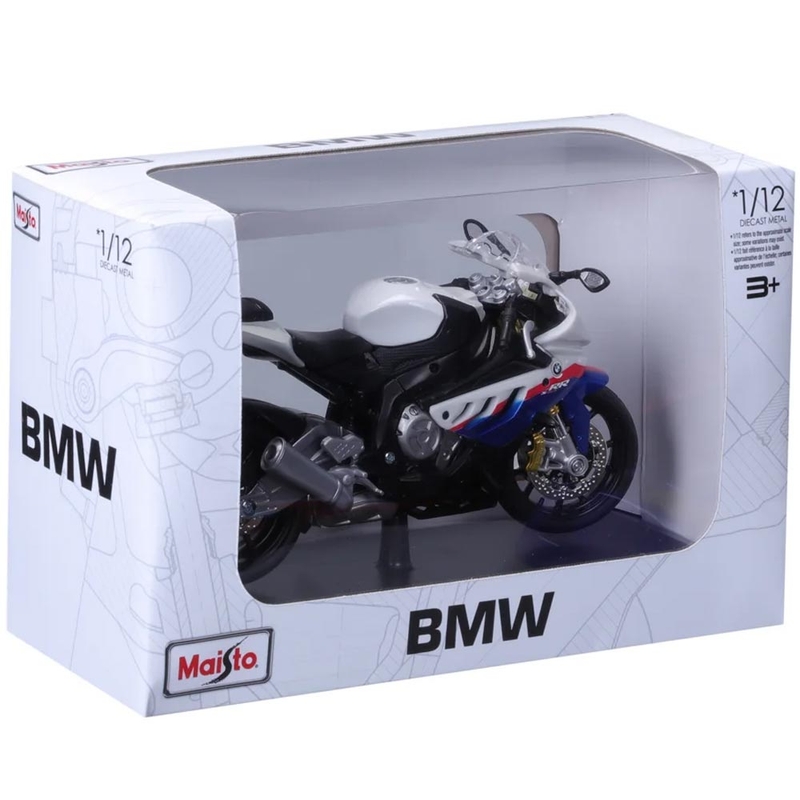 Maisto BMW S 1000 RR motorcykel model 1:12