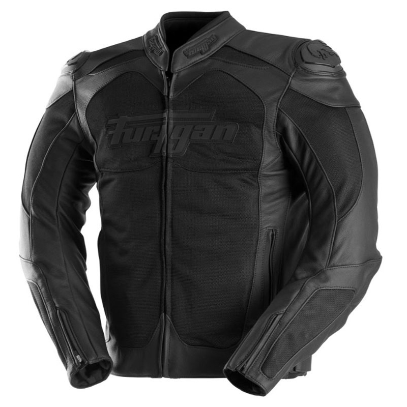 Furygan Speed Mesh 3 læder motorcykeljakke sort - 2. kvalitet - II. kvalitet