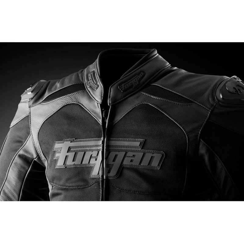 Furygan Speed Mesh 3 læder motorcykeljakke sort - 2. kvalitet - II. kvalitet