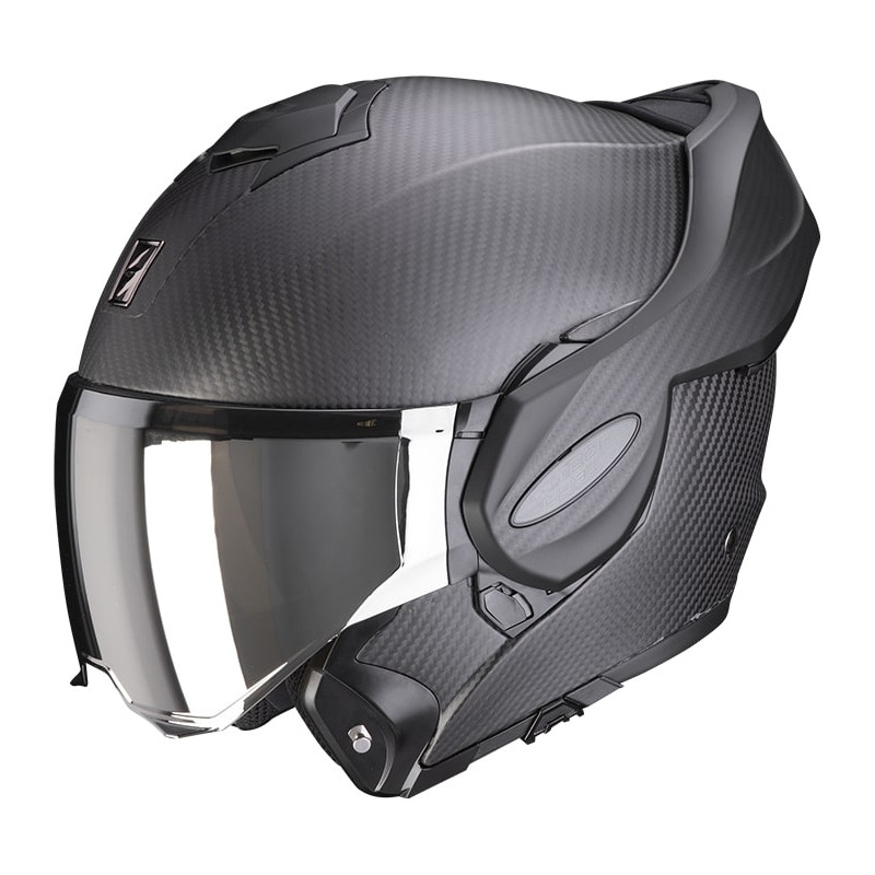 Scorpion EXO-TECH EVO Carbon flip-up hjelm, matsort - II. kvalitet