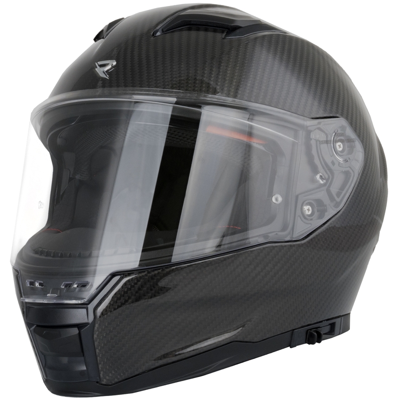 Fullface motorcykelhjelm Street Racer Titan Carbon black 2 - II. kvalitet