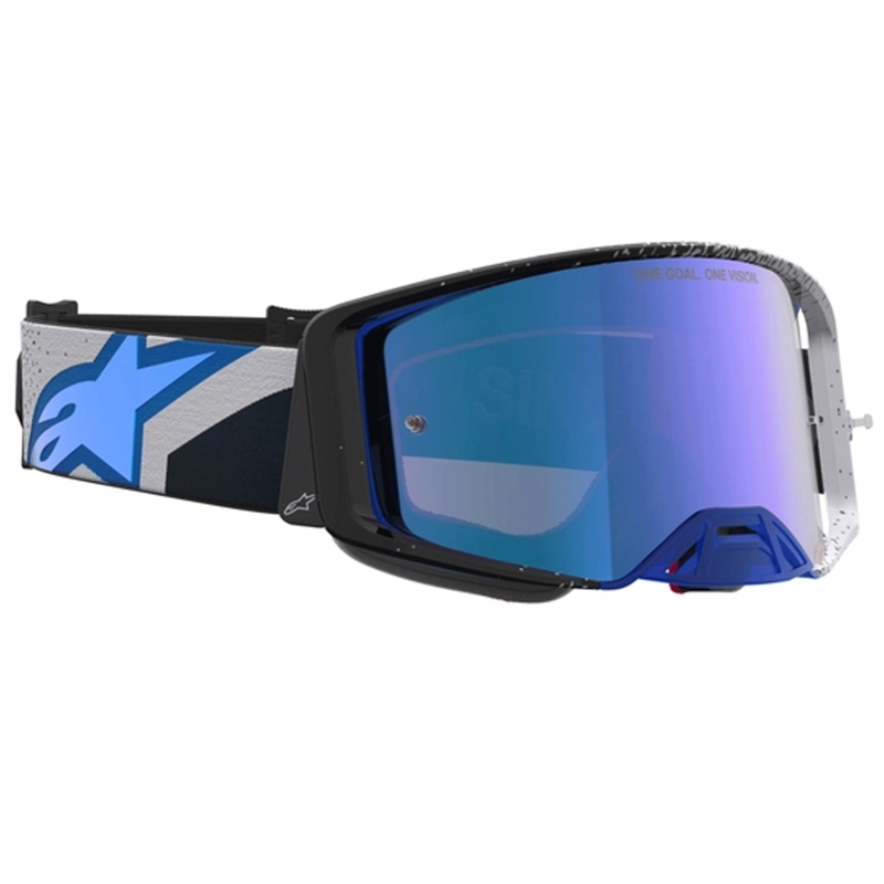 Alpinestars Supertech Hiten motocrossbriller sort-blå