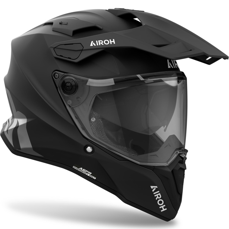 Enduro hjelm Airoh Commander 2 Color mat sort - II. kvalitet