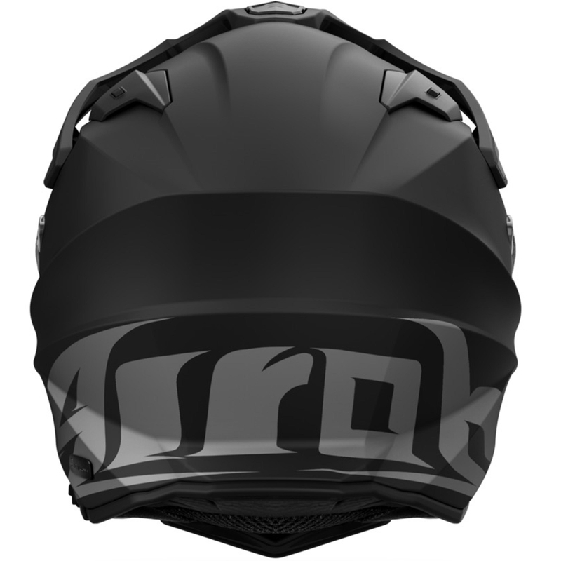 Enduro hjelm Airoh Commander 2 Color mat sort - II. kvalitet