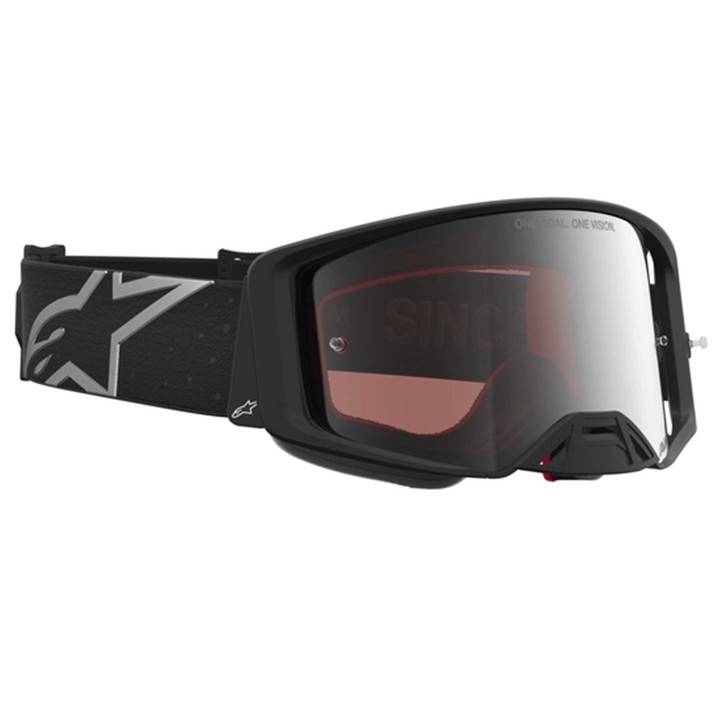 Alpinestars Supertech Vesta motocrossbriller mat sort-sølv