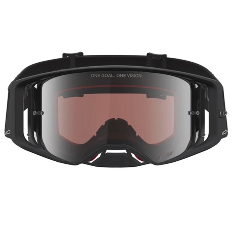 Alpinestars Supertech Vesta motocrossbriller mat sort-sølv