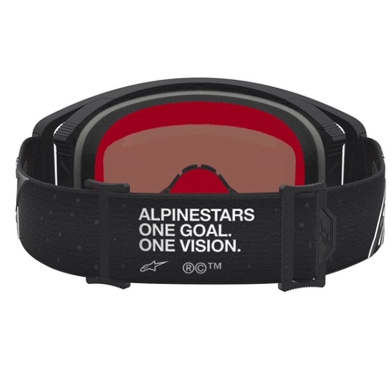 Alpinestars Supertech Vesta motocrossbriller mat sort-sølv