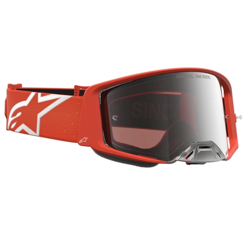 Alpinestars Supertech Vesta orange-sølv motocrossbriller