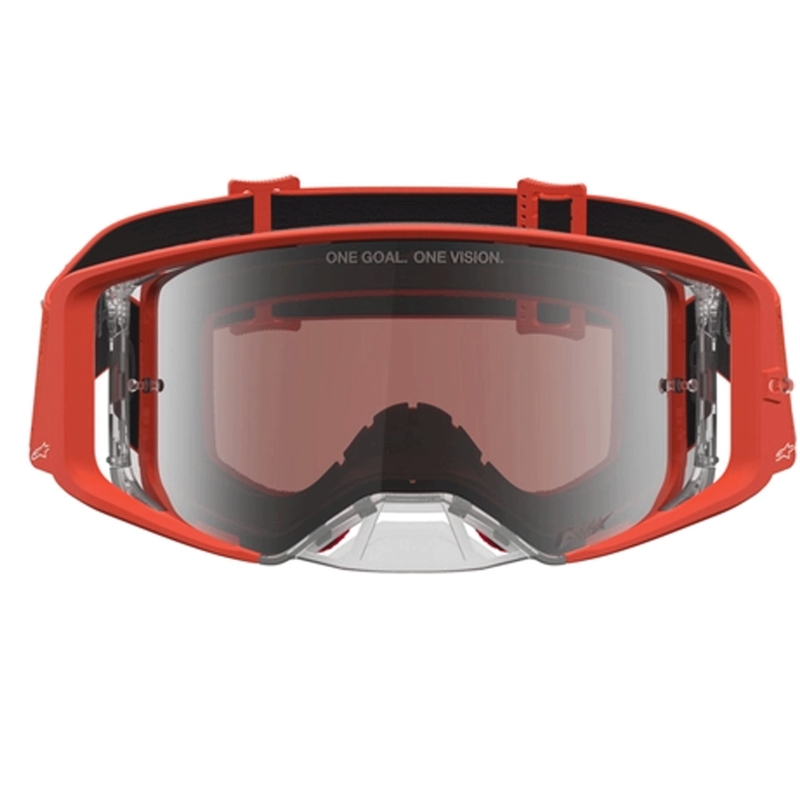 Alpinestars Supertech Vesta orange-sølv motocrossbriller