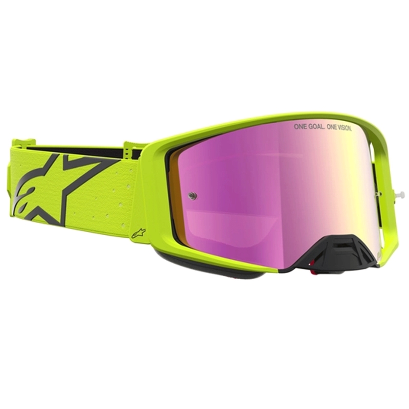 Alpinestars Supertech Vesta motocrossbriller fluo-gul-sort