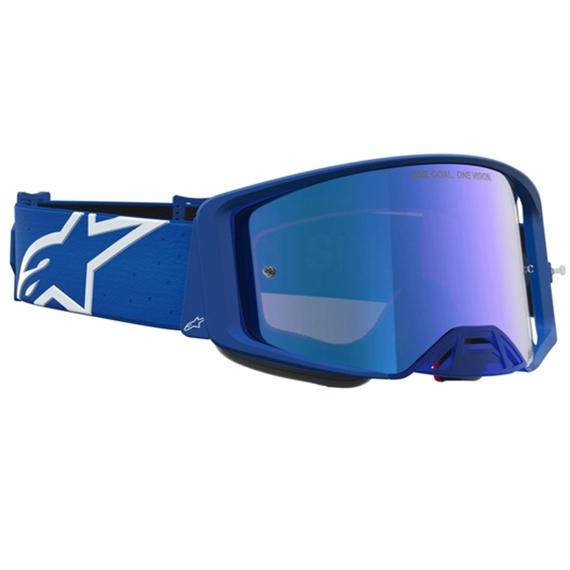 Alpinestars Supertech Vesta blå-hvide motocrossbriller