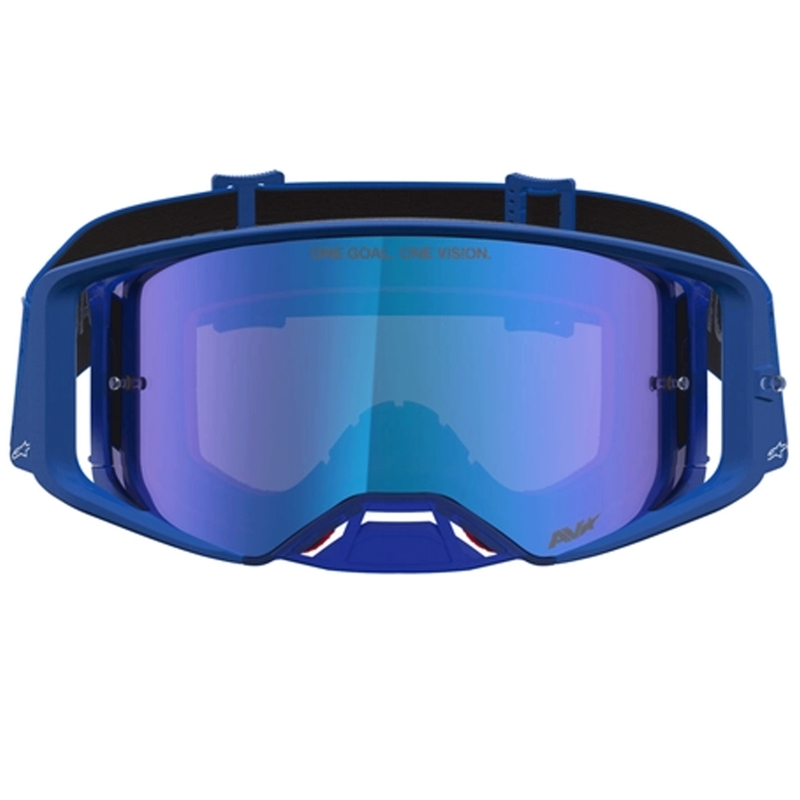 Alpinestars Supertech Vesta blå-hvide motocrossbriller
