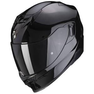 Scorpion EXO-520 EVO AIR Solid integralhjelm, blank sort, udsalg 2 - II. kvalitet