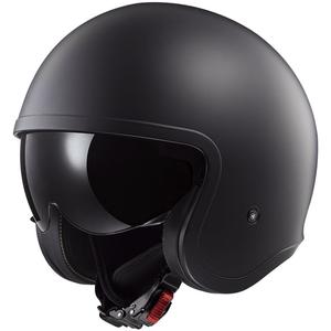 Åben motorcykelhjelm LS2 OF599 Spitfire II Solid matsort 2 - II. kvalitet