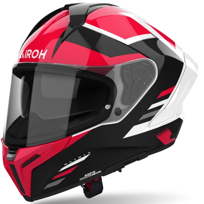 Integreret motorcykelhjelm Airoh MATRYX Thron rød