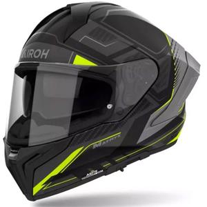 Airoh MATRYX Rocket full-face motorcykelhjelm mat gul