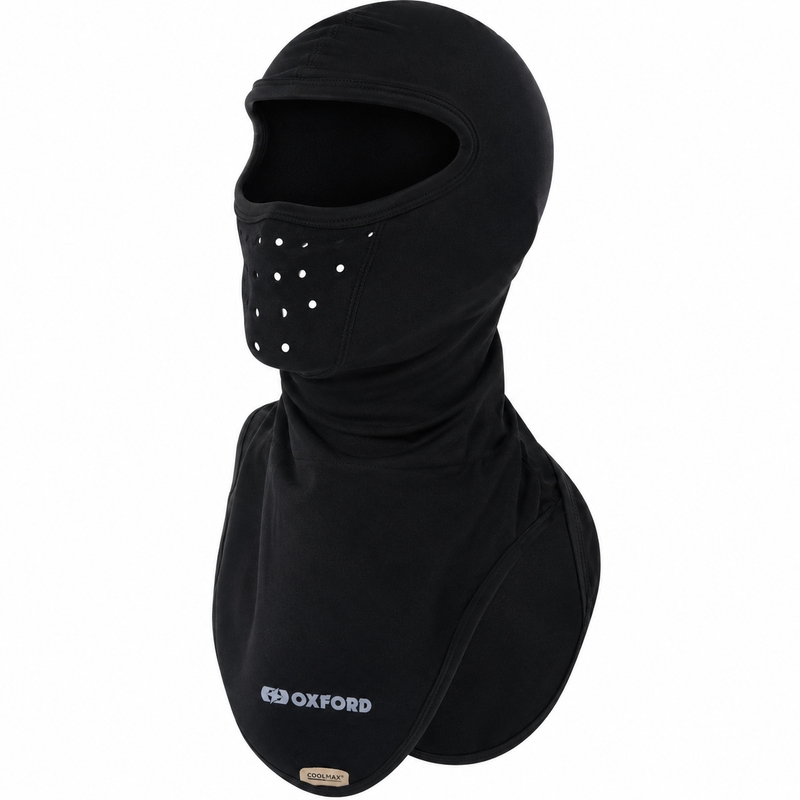Motorcykelhætte Oxford Balaclava Deluxe Micro Fleece sort